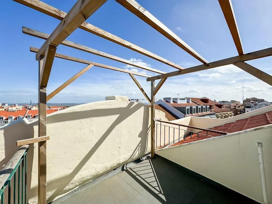 High Floor Terrace Apartment Lisboa
